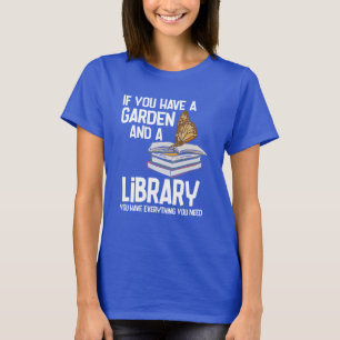 Funny bibliotekarie och Keen Gardener Pension Swag T Shirt