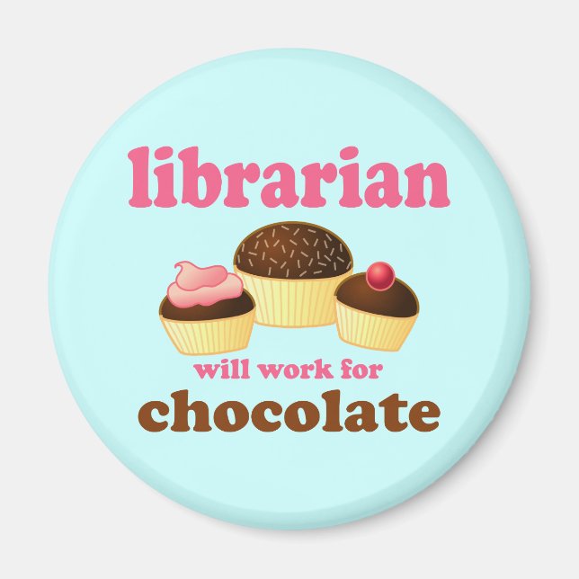 Funny Bibrarian Magnet (Framsidan)