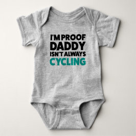 Funny Bicycle Cycling Jersey Bodykostym för Baby T Shirt