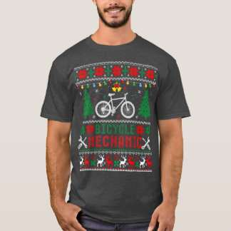 Funny Bicycle Mechanic Ugly jul Sweaters T Shirt