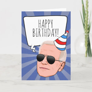 Funny Biden Birthday Kort