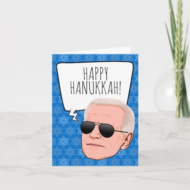 Funny Biden Hanukkah Kort (Framsida)