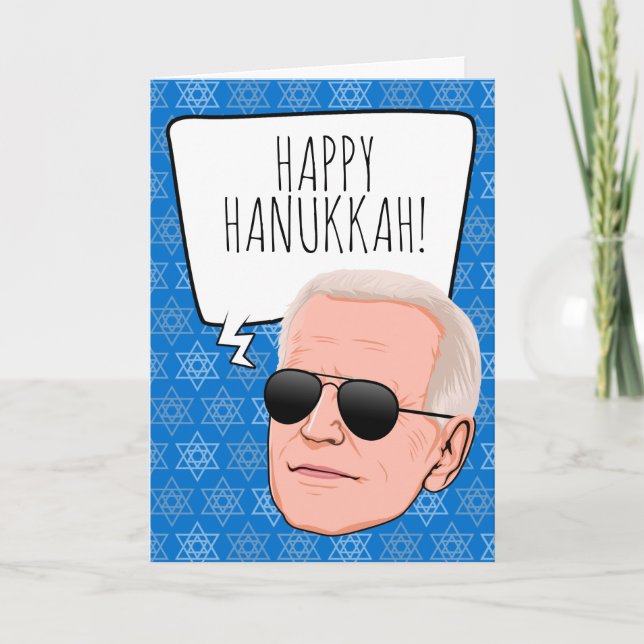 Funny Biden Hanukkah Kort (Framsida)