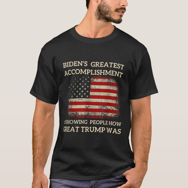 Funny Bidens Underbarare implementering visas T Shirt (Framsida)