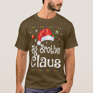 Funny Big Brother Claus jul Pajamas Santa G T Shirt