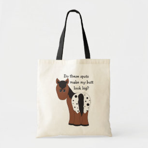 Funny Big Butt Appy Humous Appaloosa Horse Tygkasse