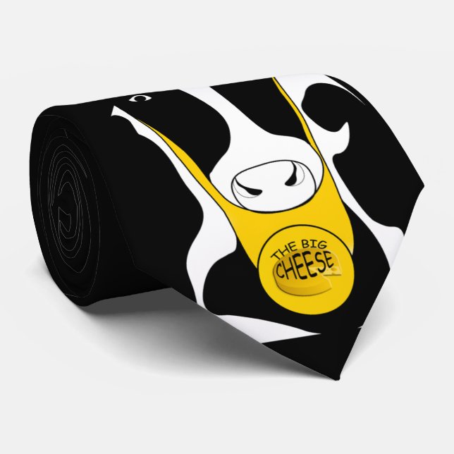 Funny Big Cheese Chef Cow Tie Slips (Rullad)