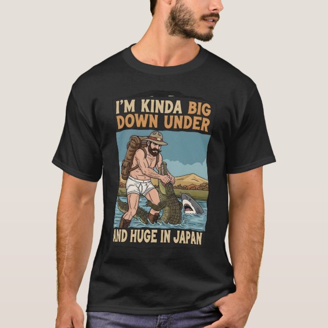 Funny Big in Japan T Shirt (Framsida)