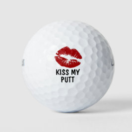 Funny Big Kiss Novelty Golf Bollar