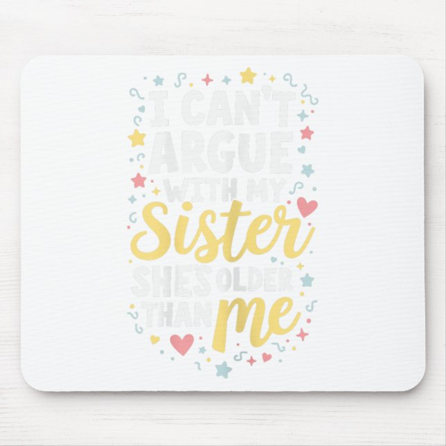 Funny Big Sister Sarcasm Younger Syskon kan inte A Musmatta (Framsidan)