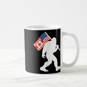 Funny Bigfoot Canada The 51 State Trump Kanada U.s Kaffemugg