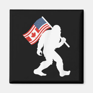 Funny Bigfoot Canada The 51 State Trump Kanada U.s Magnet