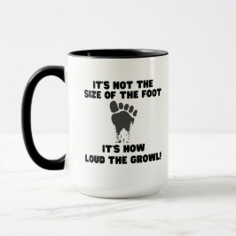 Funny Bigfoot Coffee Mugg för Sasquatch Believer