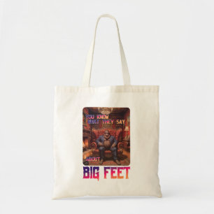 Funny Bigfoot Feet Meme Tygkasse