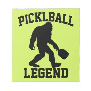 Funny Bigfoot Pickleball Legend Anteckningsblock
