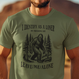 Funny Bigfoot Pronouns Manar T Shirt