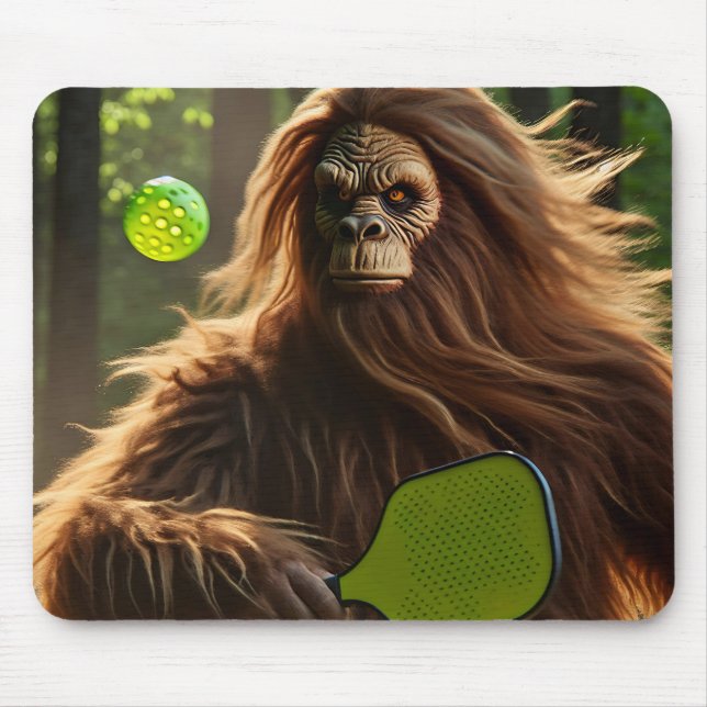 Funny Bigfoot spelar Pickleball Musmatta (Framsidan)