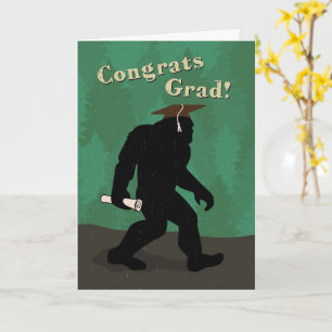 Funny Bigfoot Studenten Kort