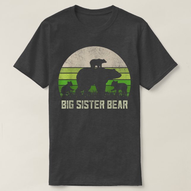 Funny Biggest Sister Shirts, 3 Cub Kids Sis Big Si T Shirt (Design framsida)