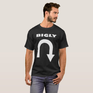 FUNNY BIGLY SHIRT MANHOOD PRIDE ego DIAMOND PLATE Tee Shirt