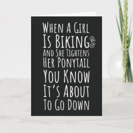 Funny Biking Cards For Her Teen Girls Women Biker Kort