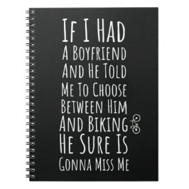 Funny Biking Gifts For Her Teen Girls Women Biker Anteckningsbok
