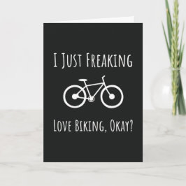 Funny Biking Lover Cards Cyclist Cycling Bicycle Kort