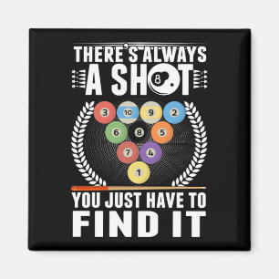 Funny Billiard Joke Cue Snooker Bassäng Player Magnet