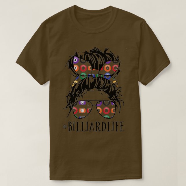 Funny Billiard Life för Bassäng Players League Wom T Shirt (Design framsida)