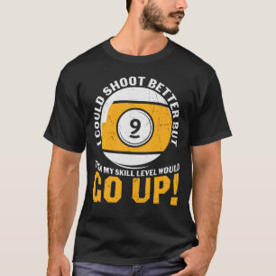Funny Billiard Sayed Retro T Shirt