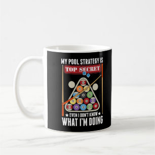 Funny Billiard Strategy Cue Snooker Bassäng Playe Kaffemugg