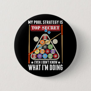 Funny Billiard Strategy Cue Snooker Bassäng Playe Knapp