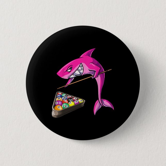 Funny Billiards Bassäng Shark Female Knapp (Framsida)