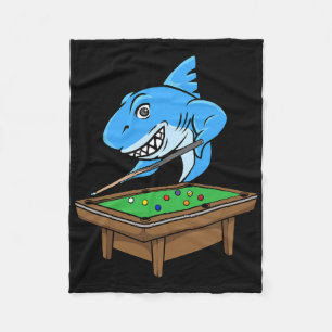 Funny Billiards Bassäng Shark Hall Snooker Joke Bi Fleecefilt