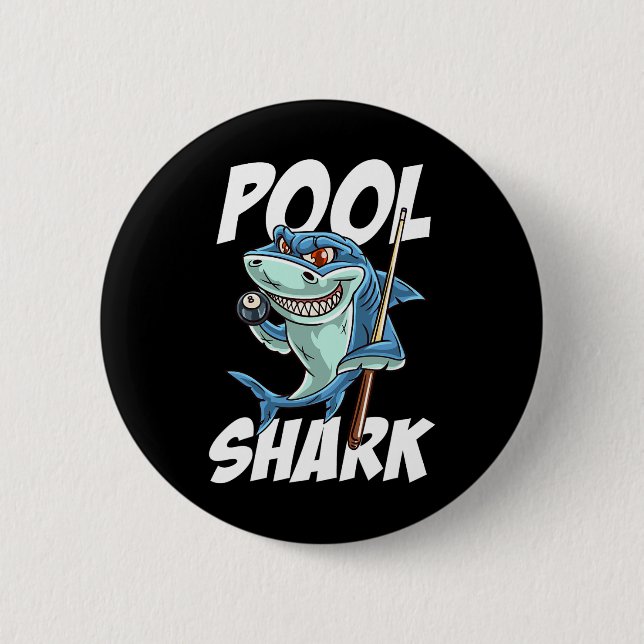 Funny Billiards Bassäng Shark Snooker Hall Joke Bi Knapp (Framsida)