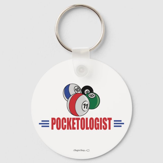 Funny Billiards Nyckelring (Framsida)