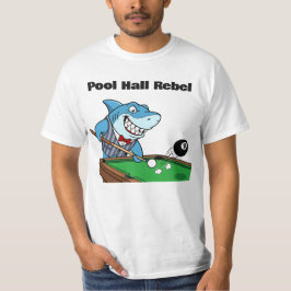 Funny Billiards Pool Hall Rebel T Shirt
