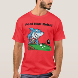 Funny Billiards Pool Hall Rebel T Shirt