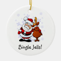 Funny Bingle Jells jul-Helgdag Ornament