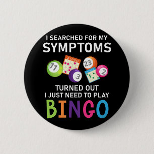 Funny Bingo Boll Bingo Gamer Knapp