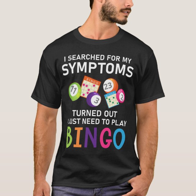 Funny Bingo Boll Bingo Gamer T Shirt (Framsida)