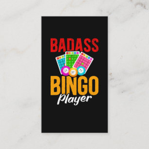 Funny Bingo Bollar Sarkastic Bingo Player Visitkort