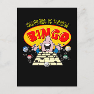 Funny Bingo Grandma Grandpa Bingo Gambling Vykort