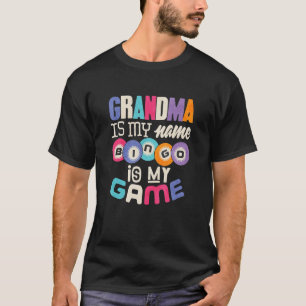 Funny Bingo Grandma Shirt Lucky Grandmor Nana M T