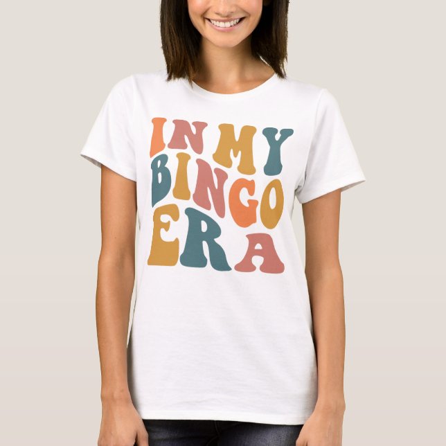 Funny Bingo Lover Design – Bingo Player Gift T Shirt (Framsida)