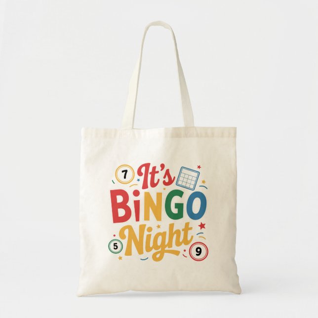 Funny Bingo Lover Design – Bingo Player Gift Tygkasse (Framsidan)