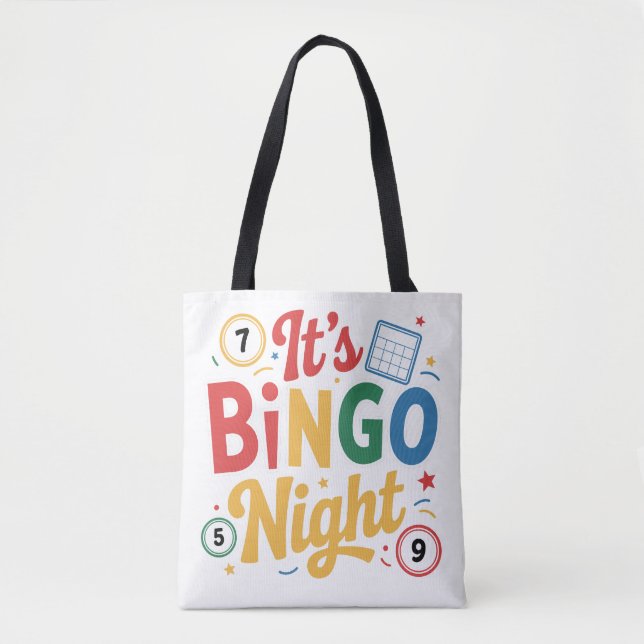 Funny Bingo Lover Design – Bingo Player Gift Tygkasse (Framsida)