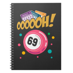 Funny Bingo Player 69 Joke Anteckningsbok