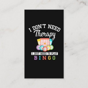 Funny Bingo Player Joke Visitkort