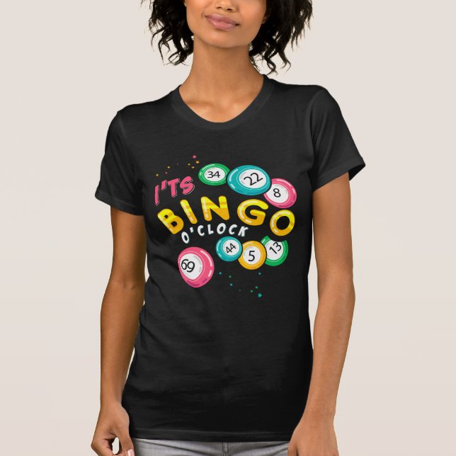 Funny Bingo Player Spelare Humor T Shirt (Framsida)